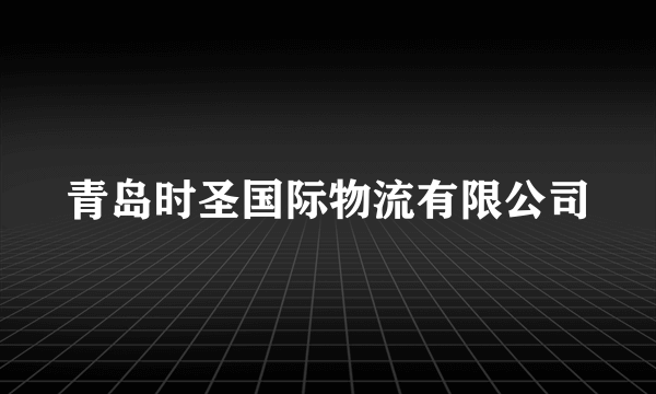 青岛时圣国际物流有限公司
