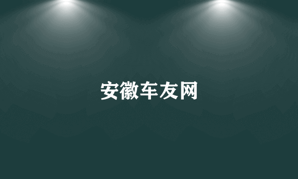 安徽车友网