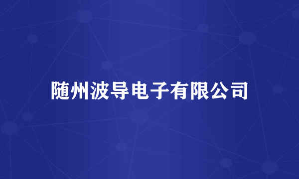 随州波导电子有限公司