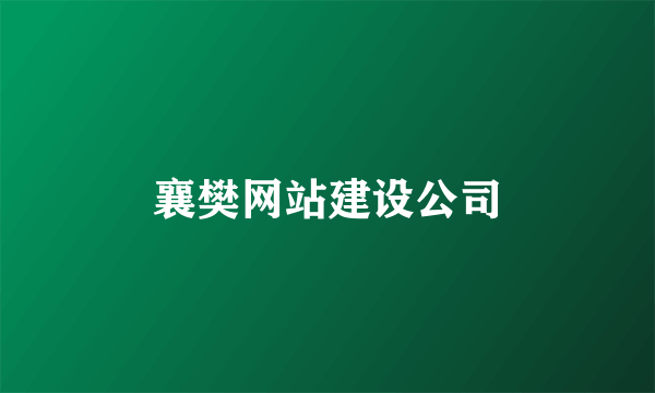 襄樊网站建设公司