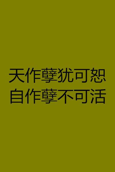 天作孽犹可恕自作孽不可活（雪夜祭魂创作的网络小说）