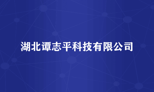 湖北谭志平科技有限公司