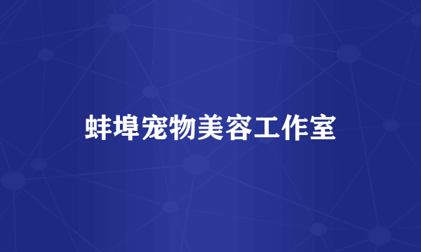 蚌埠宠物美容工作室
