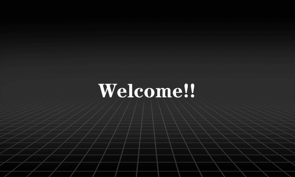Welcome!!