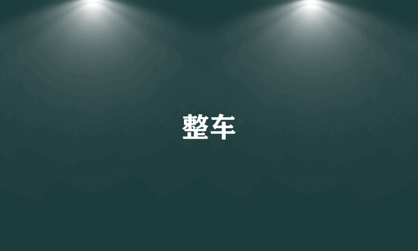 整车