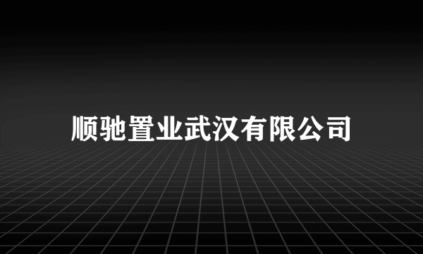 顺驰置业武汉有限公司