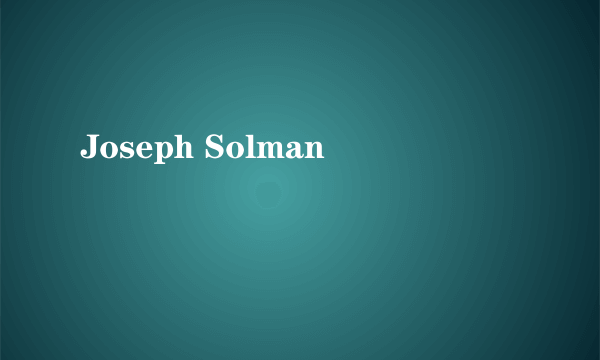 Joseph Solman
