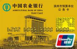 农行金穗滨州公务卡