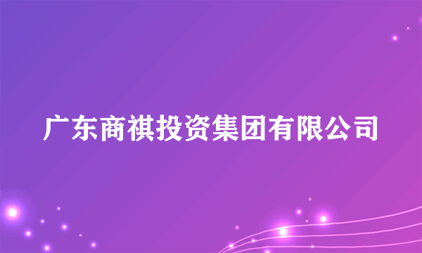 广东商祺投资集团有限公司