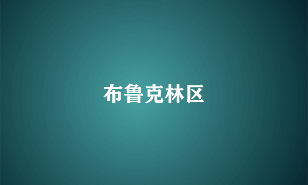 布鲁克林区
