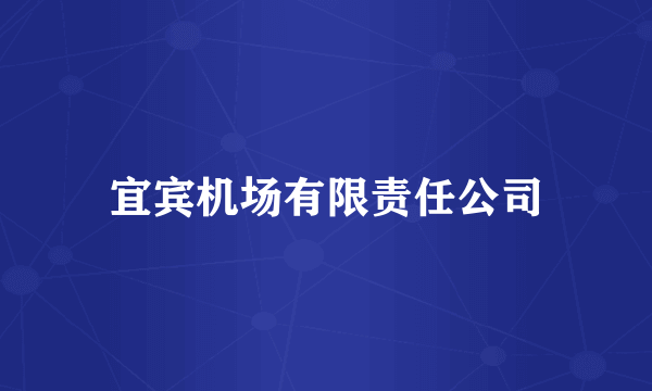 宜宾机场有限责任公司
