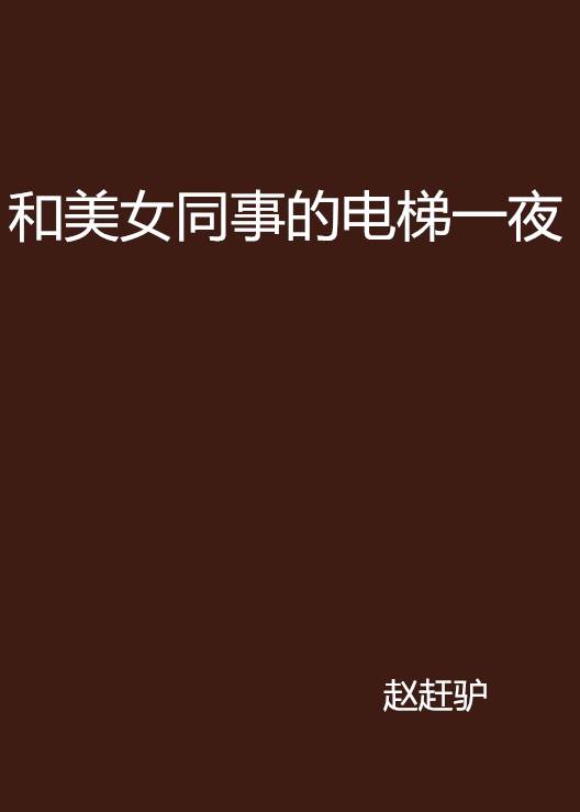 和美女同事的电梯一夜