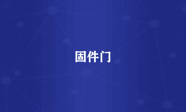 固件门
