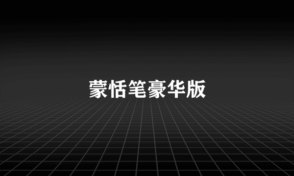 蒙恬笔豪华版