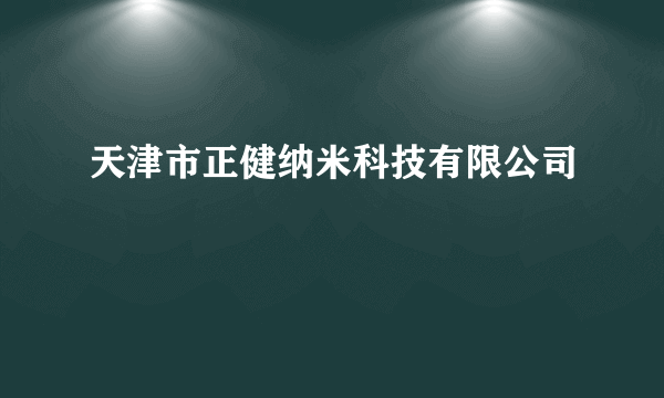 天津市正健纳米科技有限公司
