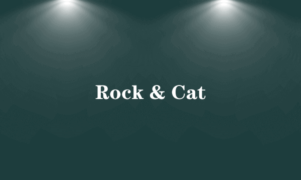 Rock & Cat