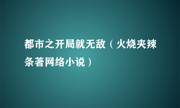 都市之开局就无敌（火烧夹辣条著网络小说）