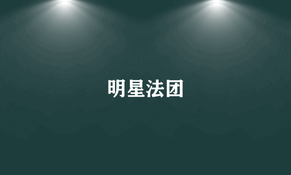 明星法团