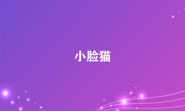小脸猫
