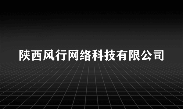 陕西风行网络科技有限公司