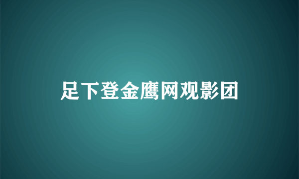 足下登金鹰网观影团
