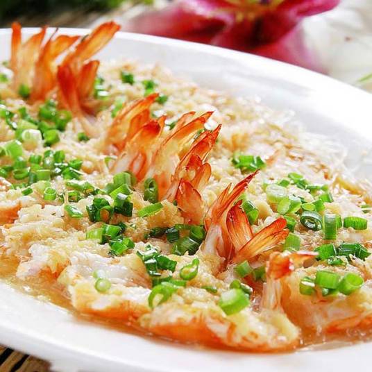 开边蒜蓉虾
