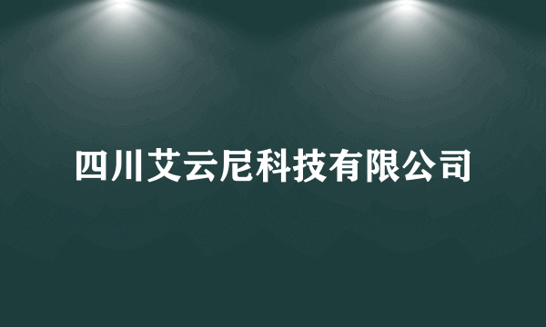 四川艾云尼科技有限公司