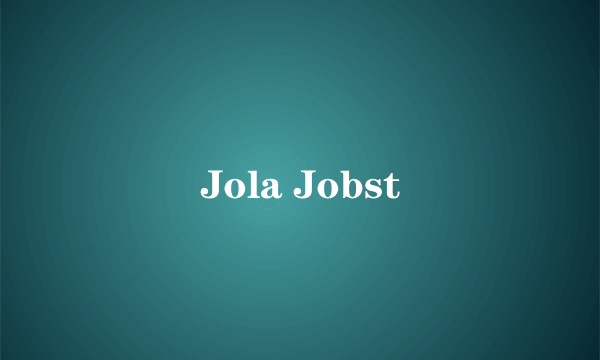 Jola Jobst