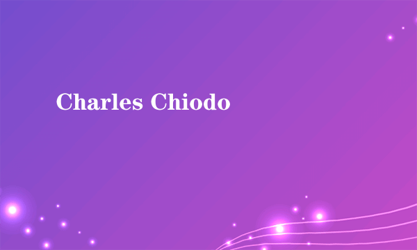 Charles Chiodo