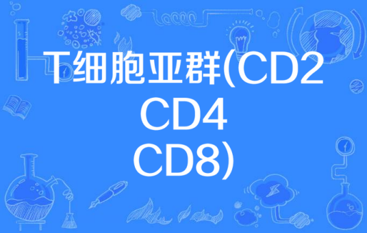 T细胞亚群(CD2,CD4,CD8)