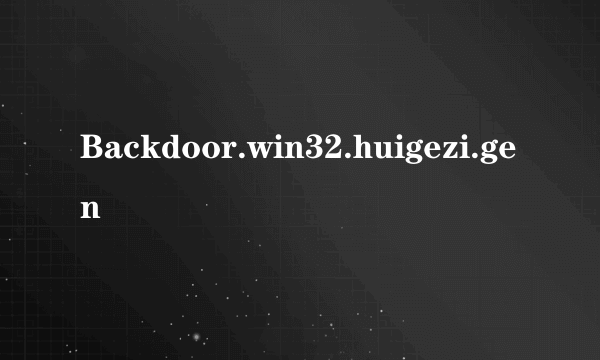Backdoor.win32.huigezi.gen