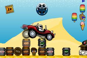 沙滩飞车障碍赛