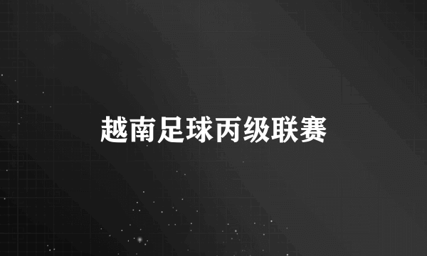 越南足球丙级联赛