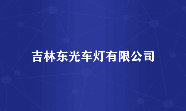 吉林东光车灯有限公司