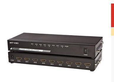 1进8出HDMI分配器