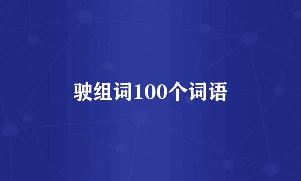 驶组词100个词语