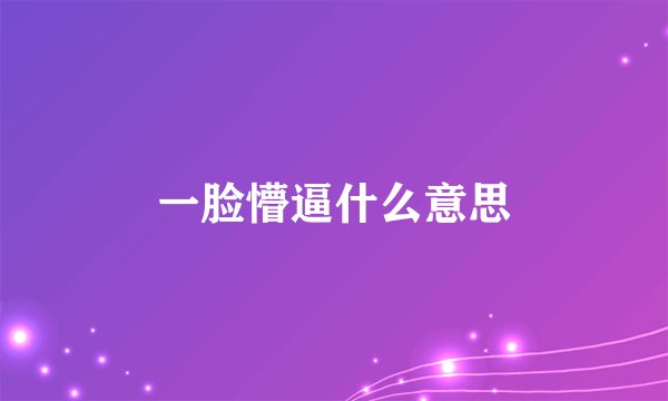 一脸懵逼什么意思