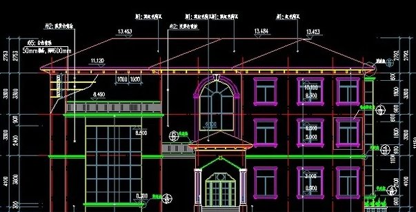 建筑施工图上这个A/C什么意思