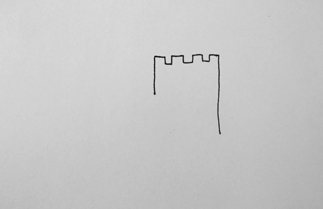 长城简笔画怎么画呀