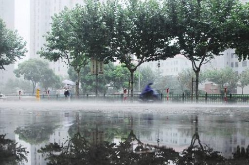 上海暴雨下,黑夜中巨大闪电击地,东方明珠是否会被闪电击中?