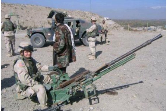 高射炮机枪打在人身上会怎么样？