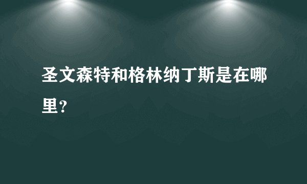 圣文森特和格林纳丁斯是在哪里？