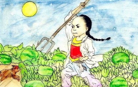 仿写少年闰土第一自然段！