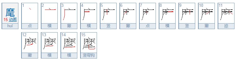 “麾”字怎么读？
