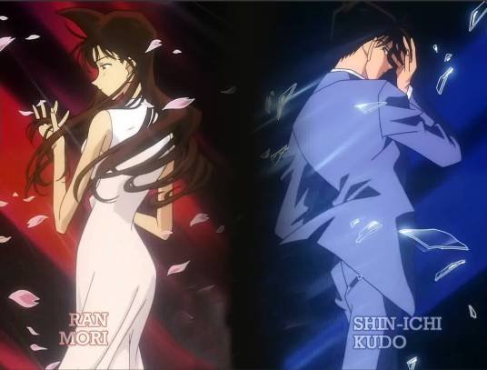 求 新一和小兰的两张壁纸