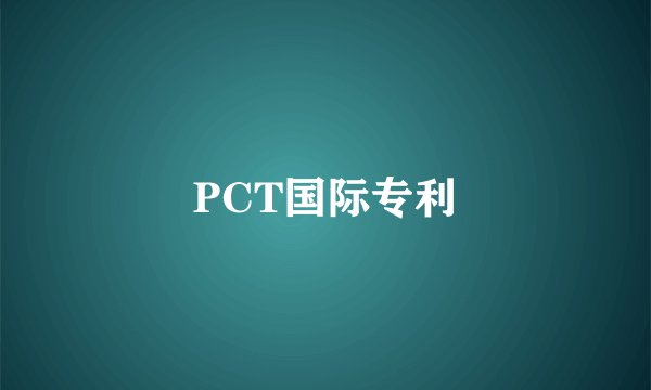 PCT国际专利