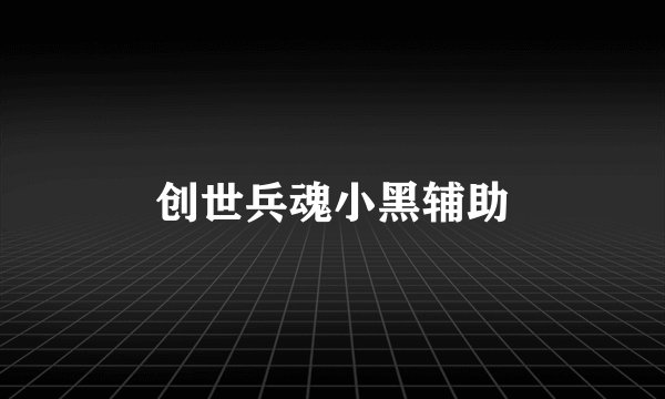 创世兵魂小黑辅助