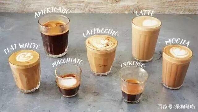 如何区分馥芮白和拿铁、卡布奇诺？