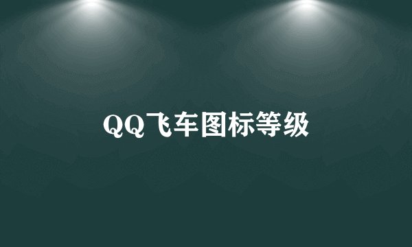 QQ飞车图标等级