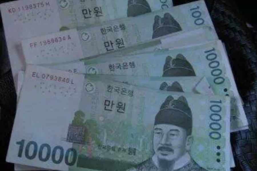 在韩国一百万韩元相当于中国的多少人民币